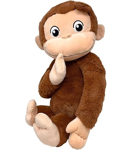 Amazon.co.jp: おさるのジョージ ぬいぐるみ ギガジャンボ ウィンク