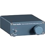 Amazon | Fosi Audio V3 Hi-Fi パワーアンプ TPA3255 クラスD 300W x2