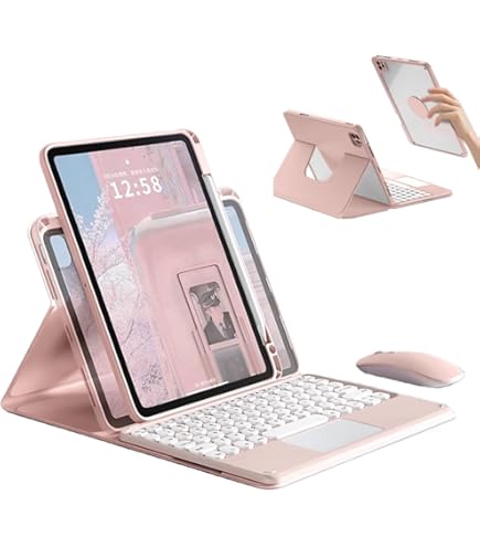 Amazon | マウス付き 2025 iPad A16 第11世代 キーボード ケース 縦&横