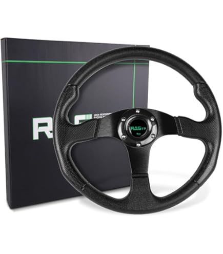 Amazon | 290mm 小径ステアリングホイール ウッド 29パイ 29Φ 旧車