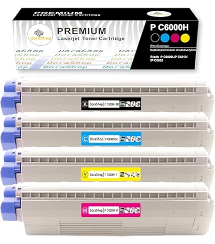 Amazon.co.jp: 【 4色セット 】 純正 P C6000 トナーカートリッジ P
