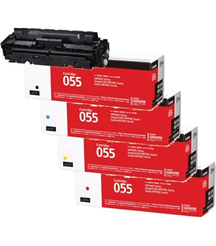 Amazon.co.jp: キャノンCANONトナーカートリッジ055 標準トナー5本