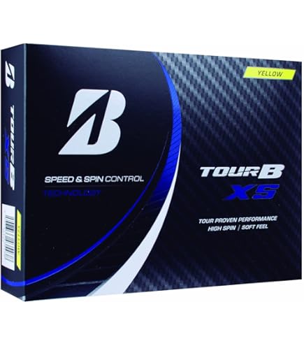 Amazon.co.jp: ブリヂストン ゴルフボール TOUR B XS イエロー 2ダース