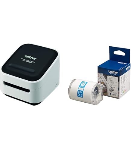 Amazon | ﾌﾙｶﾗｰﾛｰﾙｶｾｯﾄ5種セット VC-500W用 CZ_set | ラベルライター