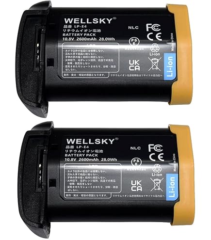 Amazon | NinoLite LP-E4 / LP-E4N 互換 バッテリー キャノン EOS-1Ds