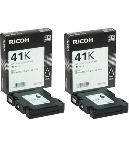 Amazon.co.jp: RICOH 【4色セット】リコー SGカートリッジ GC41K, C,M