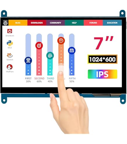 Amazon.co.jp: QT-1003B-AV-TP10.4型 小型タッチパネルモニタブラック