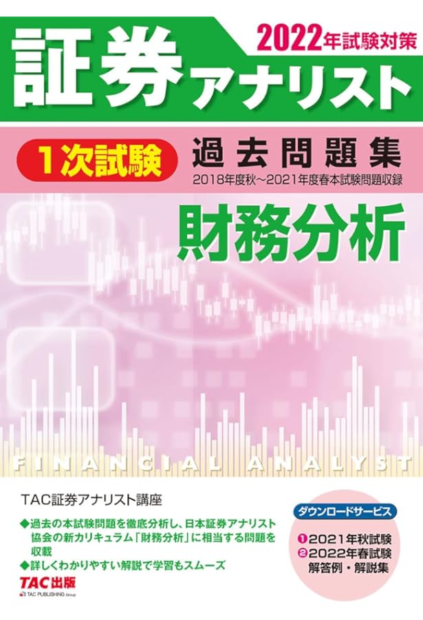 証券アナリスト 1次試験過去問題集 証券分析 2022年試験対策 | 証券