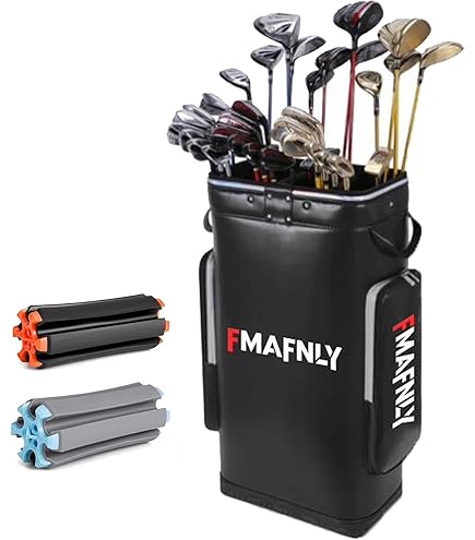 Amazon | キャスター付き ゴルフクラブ収納バッグ（ブラック