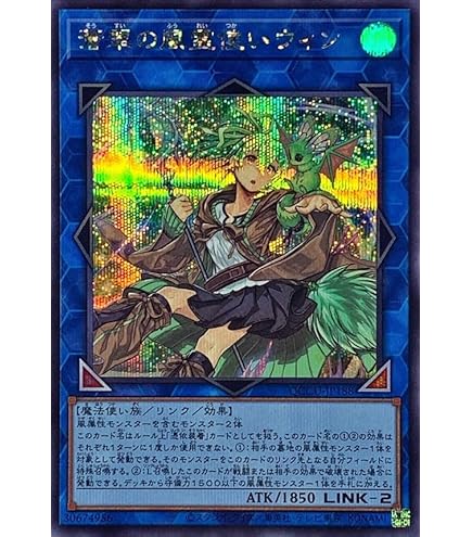 Amazon.co.jp: 遊戯王カード 蒼翠の風霊使い ウィン(シークレットレア