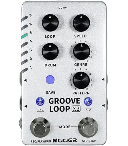 Amazon | Mooer/DRUMMER X2 ドラムマシンペダル ムーアー