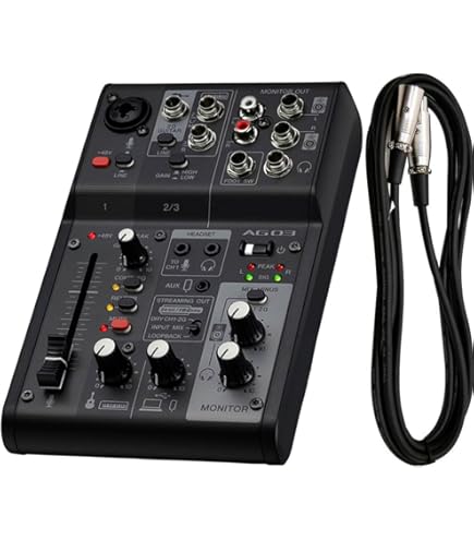 Amazon | Yamaha AG03MK2 ブラックライブストリーミングキット