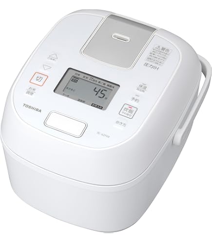 Amazon | 東芝 真空IHジャー炊飯器（5.5合炊き）ホワイトTOSHIBA 炎 匠
