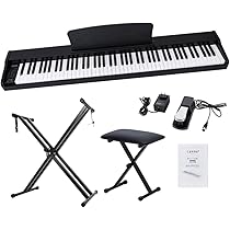 Amazon | Carina 電子ピアノ 88鍵盤 スタンド椅子セット キーボード