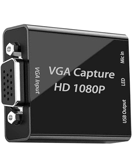 Amazon.co.jp: VGA キャプチャーボード ゲームキャプチャー 1080p30hz