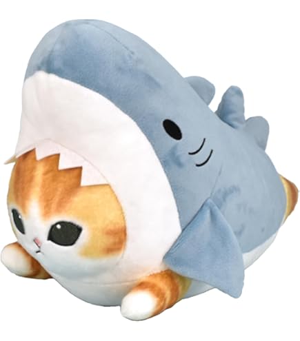 Amazon.co.jp: サメにゃん 超BIGぬいぐるみ mofusand ぢゅの 約42cm