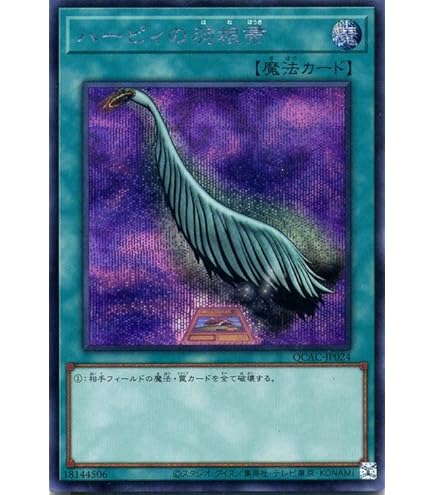 Amazon.co.jp: 遊戯王カード ハーピィの羽根帚(ホログラフィックレア