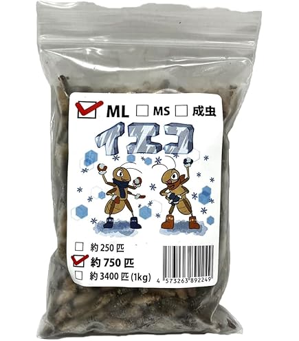 Amazon | 冷凍コオロギ クロコオロギ 約100匹100g クロコ 脚除去