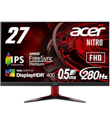 Amazon.co.jp: Acer ゲーミングディスプレイ Nitro VG252QXbmiipx 24.5
