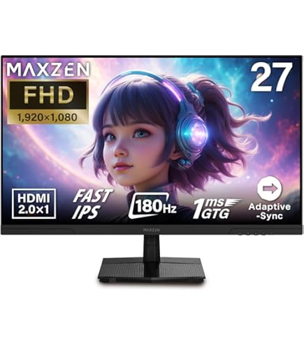 Amazon.co.jp: JAPANNEXT 27インチ ゲーミングモニター 144Hz 1ms フル