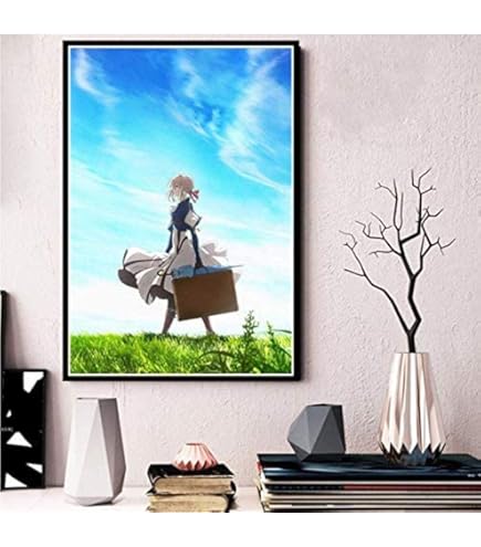 Amazon.co.jp: ヴァイオレット・エヴァーガーデン 額装アート ―色景