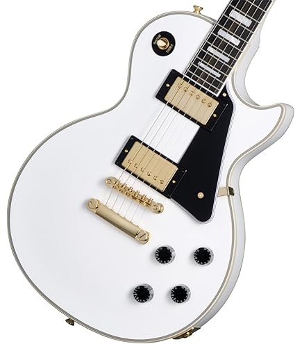 Amazon | Epiphone/Inspired by Gibson Les Paul Custom Alpine White