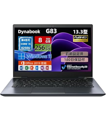 Amazon.co.jp: Toshiba Dynabook G83/13.3-inch Full HD, 8th