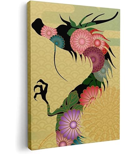 Amazon.co.jp: 絵画 インテリア おしゃれ 壁掛け 龍神 龍 ヒーリング