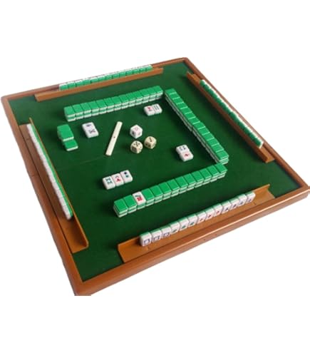 Amazon | FFXIV ドマ式麻雀 手打ち用麻雀牌 麻雀マット セット HFY