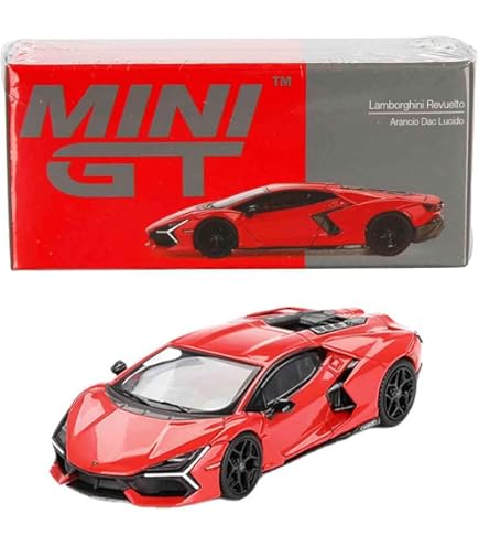 Amazon | MINI GT 1/64 ランボルギーニ ウラカン EVO ロッソマーズ 左