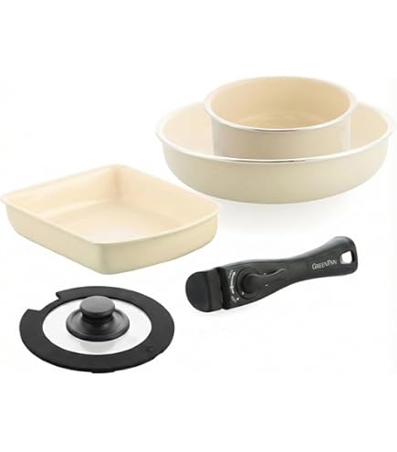 M1304 【未使用】セラポット モスグリーン 26cm 5点セット Amazon.co