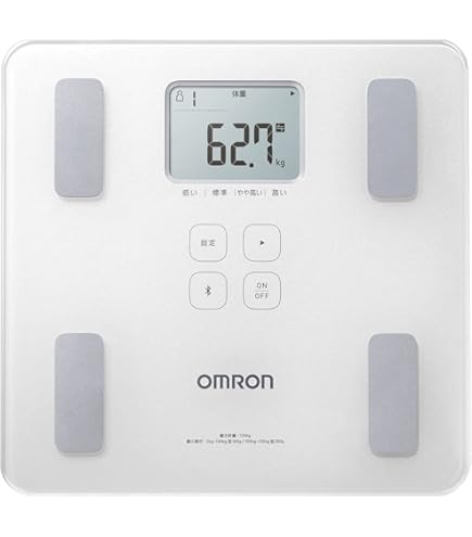 Amazon | オムロン 体重体組成計 HBF-256T-W | Omron | 体重・体脂肪