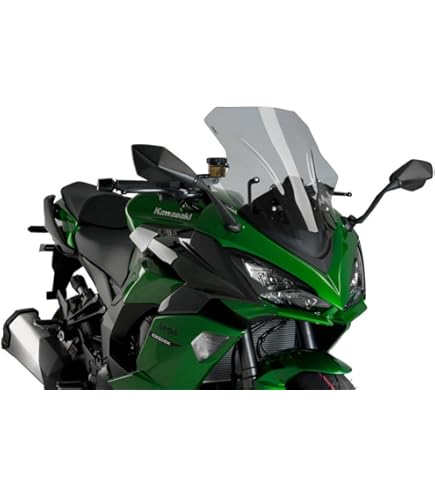 Amazon | Puig 20471F RACING SCREEN [DARK SMOKE] Ninja1000SX (20-21