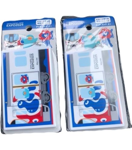 Amazon.co.jp: 万博会場限定 ミャクミャク×イコちゃんICOCA 合皮パス