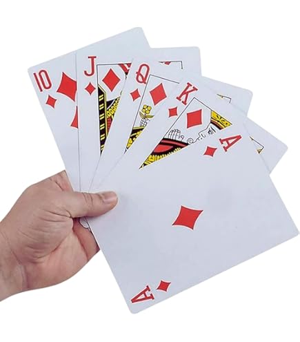 Amazon.co.jp: XSAJU ビッグ トランプ 4倍サイズ 17×11.7cm カード