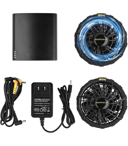 Amazon | LABEWVI バッテリー 36V超高出力 26800mAh 5段階風量調節