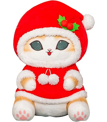 Amazon.co.jp: mofu *sand クリスマスにゃん ぬいぐるみ モフ *サンド