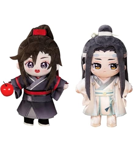Amazon | 魔道祖師 ぬいぐるみ 20cm 人形 魏無羨 藍忘機 可愛い人形