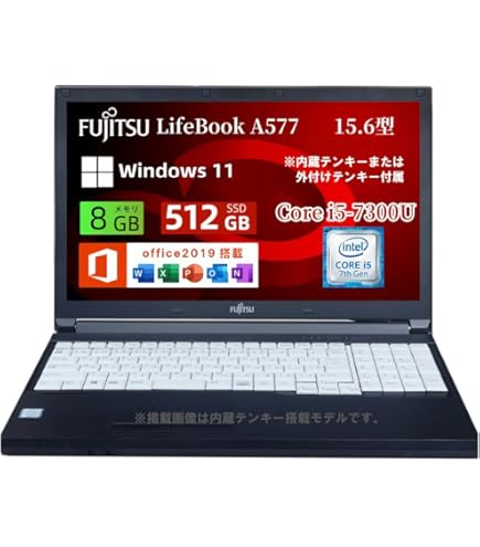 Amazon.co.jp: 富士通 ノートパソコン LifeBook A577 15.6型 FHD