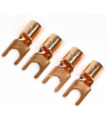 Amazon | Yラグ端子 ポスト径6mm 純銅 スピーカー端子 OFC 高純度無