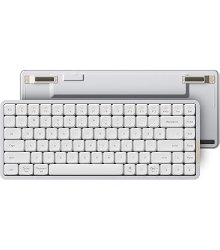 Amazon.co.jp: Lofree Flow84メカニカルキーボード、レトロホワイト84