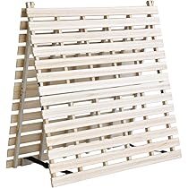 Amazon｜タンスのゲン ベッド シングル すのこ 折りたたみ 二つ折り