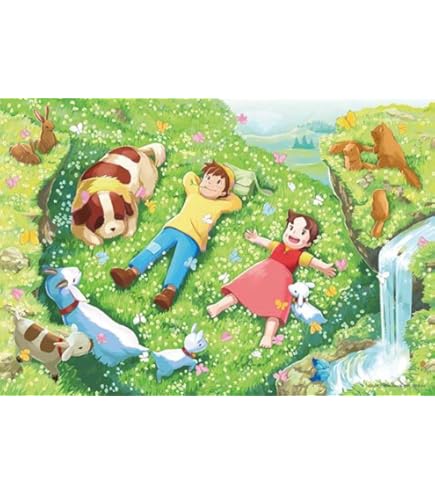 Amazon.co.jp: 1000ピースジグソーパズル アルプスの少女ハイジ 名場面