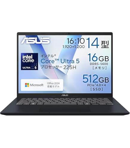 Amazon | 【Microsoft Office Home&Business 2021搭載】 ASUS オフィス