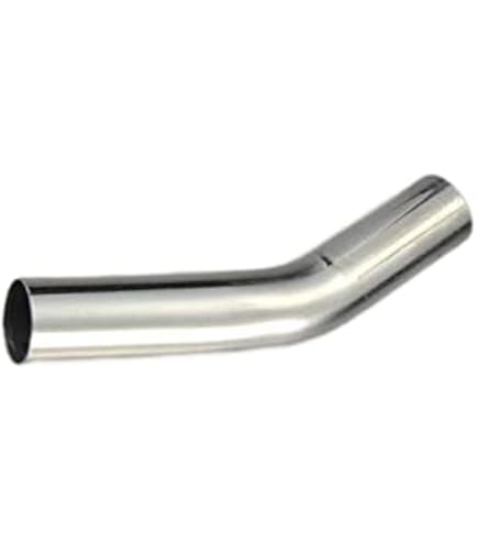 Amazon | HMS 曲げパイプ 外径 60.5φ 45度曲げ 全長 400mm 120R