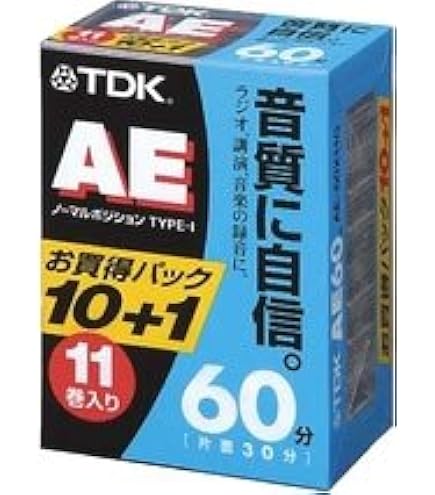 Amazon | TDK オーディオカセットテープ AE 90分11巻パック [AE-90X11G