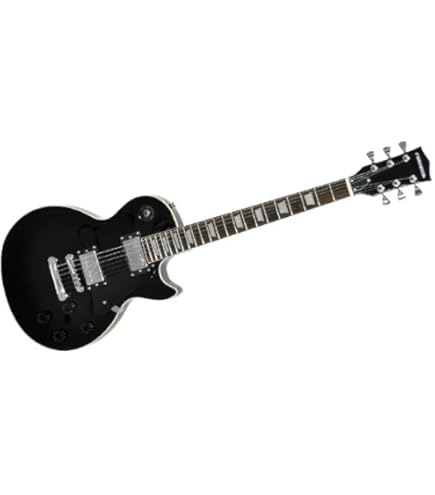 Amazon | PLAYTECH (プレイテック) エレキギター LP400 Black レス