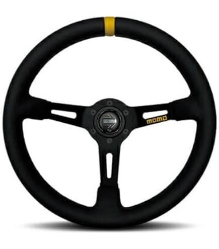Amazon | モモ(Momo) ステアリング MOD.08 35パイ BK/スエード M-60