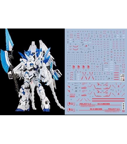 Amazon | ガンダムデカール 112 RG ユニコーンガンダム用 未開封品 水