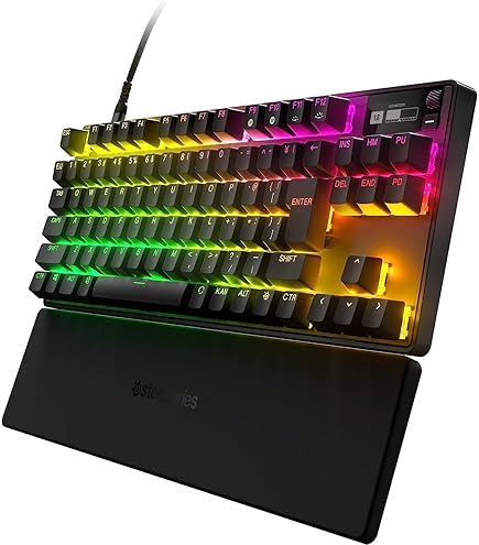 Amazon | SteelSeries Apex 9 TKL – HotSwap Optical Mini Keyboard